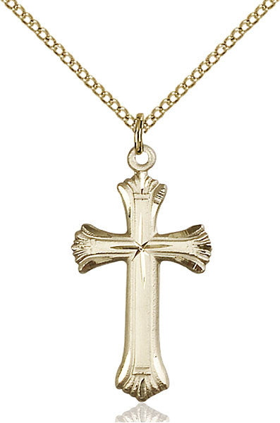 Gold filled cross on sale pendant