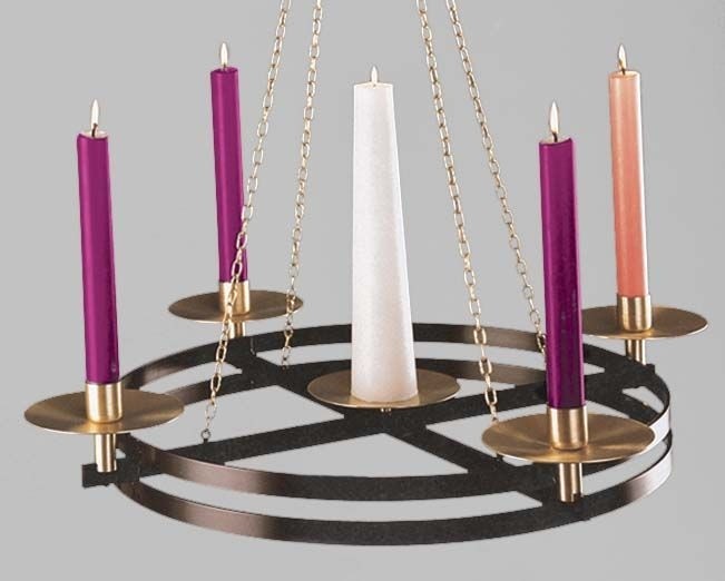 Advent Wreath Candle Stand Item ZZ3918