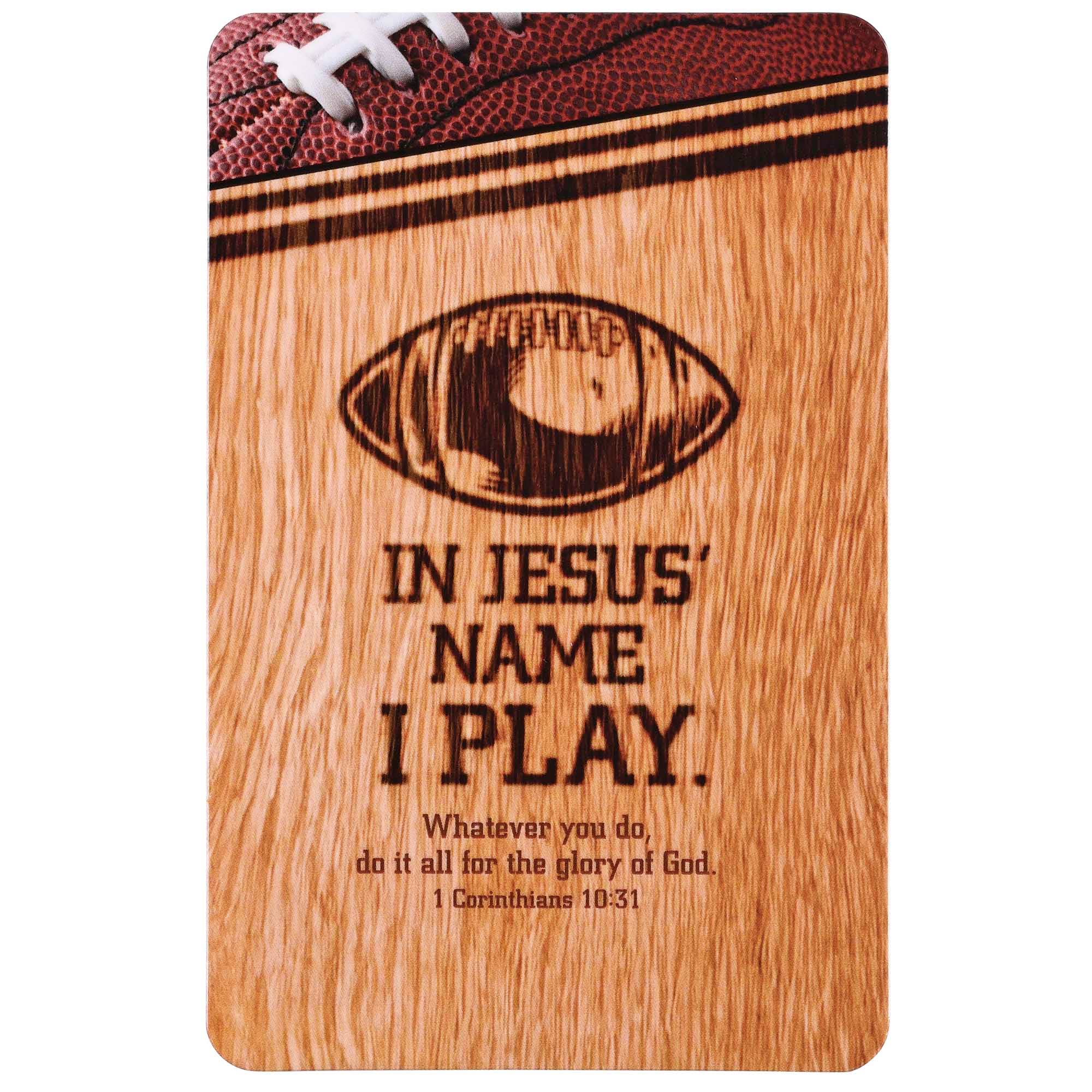 Pocketcard Football In Jesus Name I Play