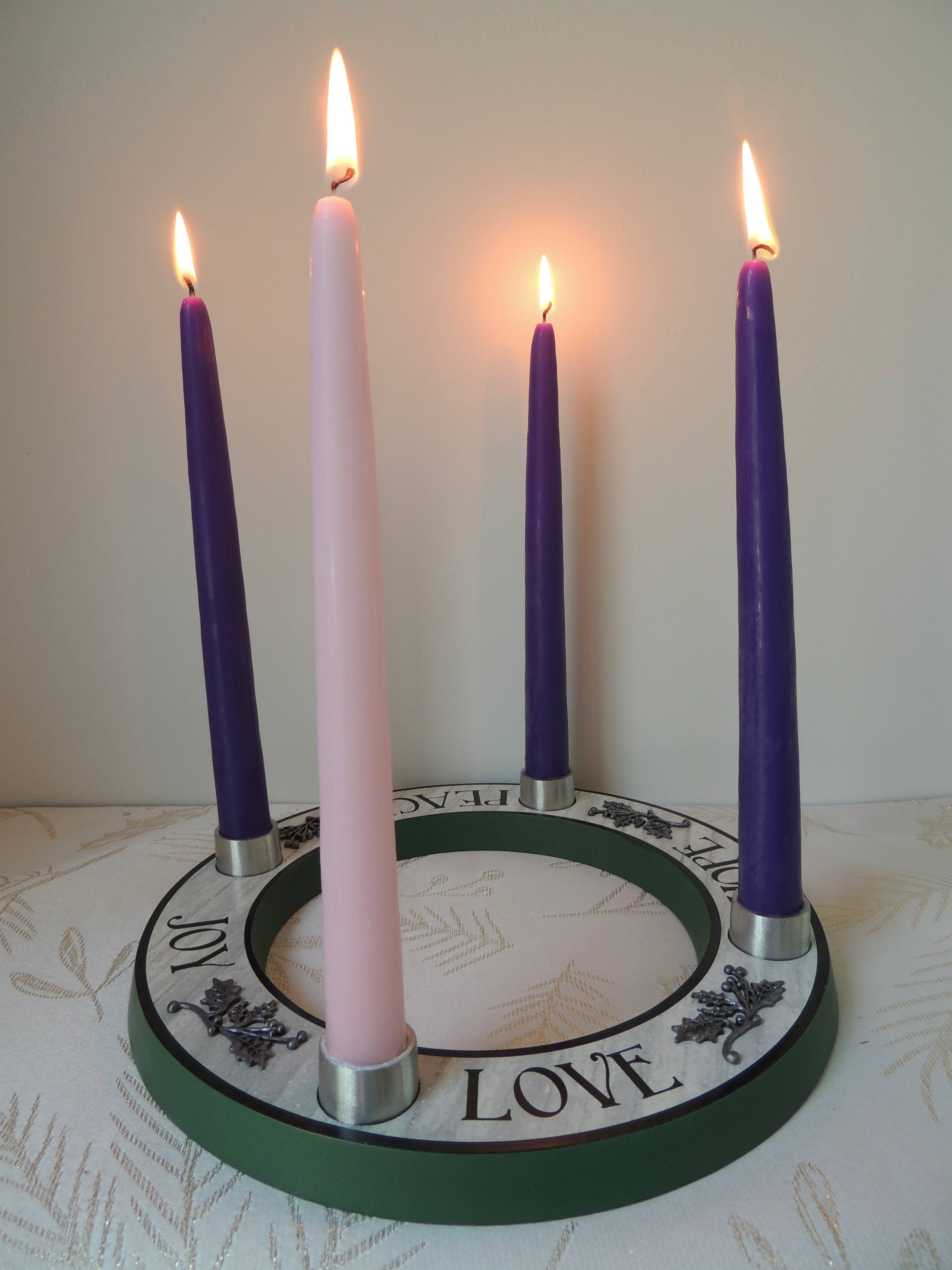 Holly Advent Wreath