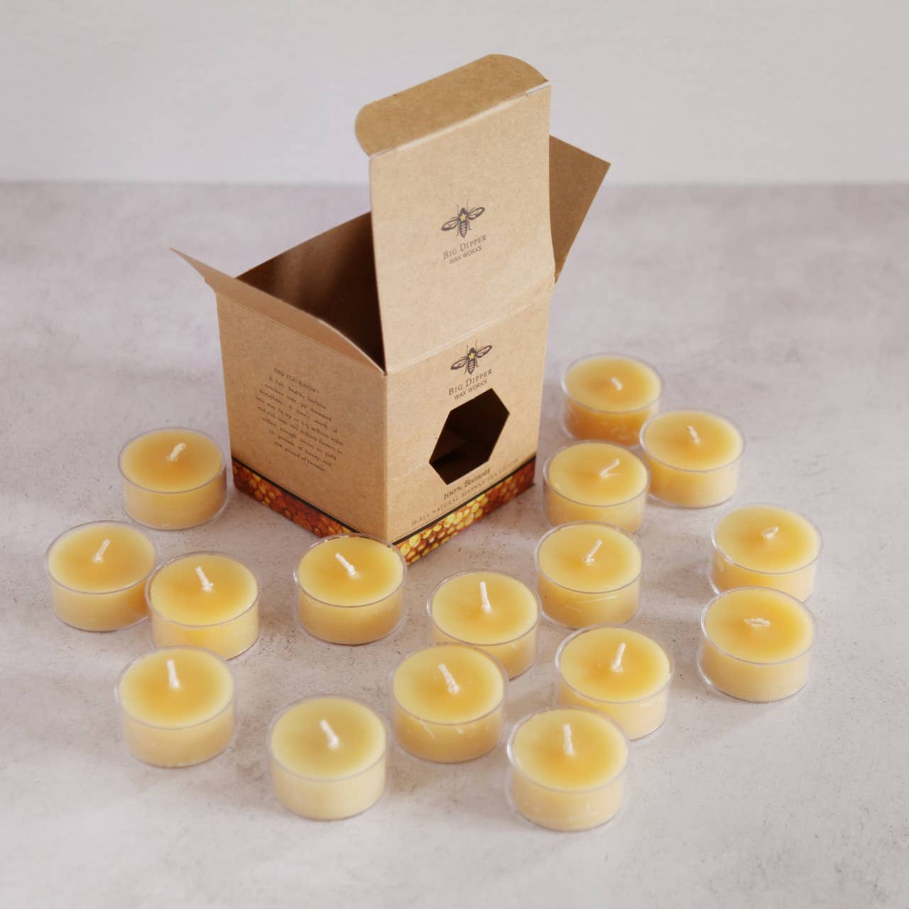 Pure Beeswax Tea Lights