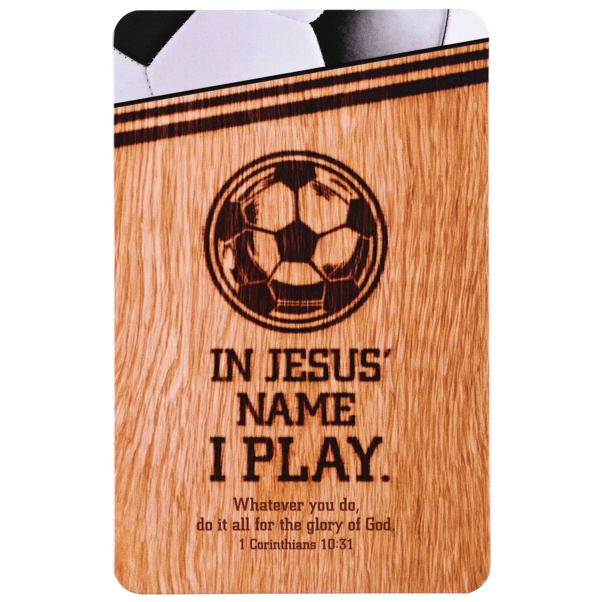 Pocketcard Soccer In Jesus Name I Play