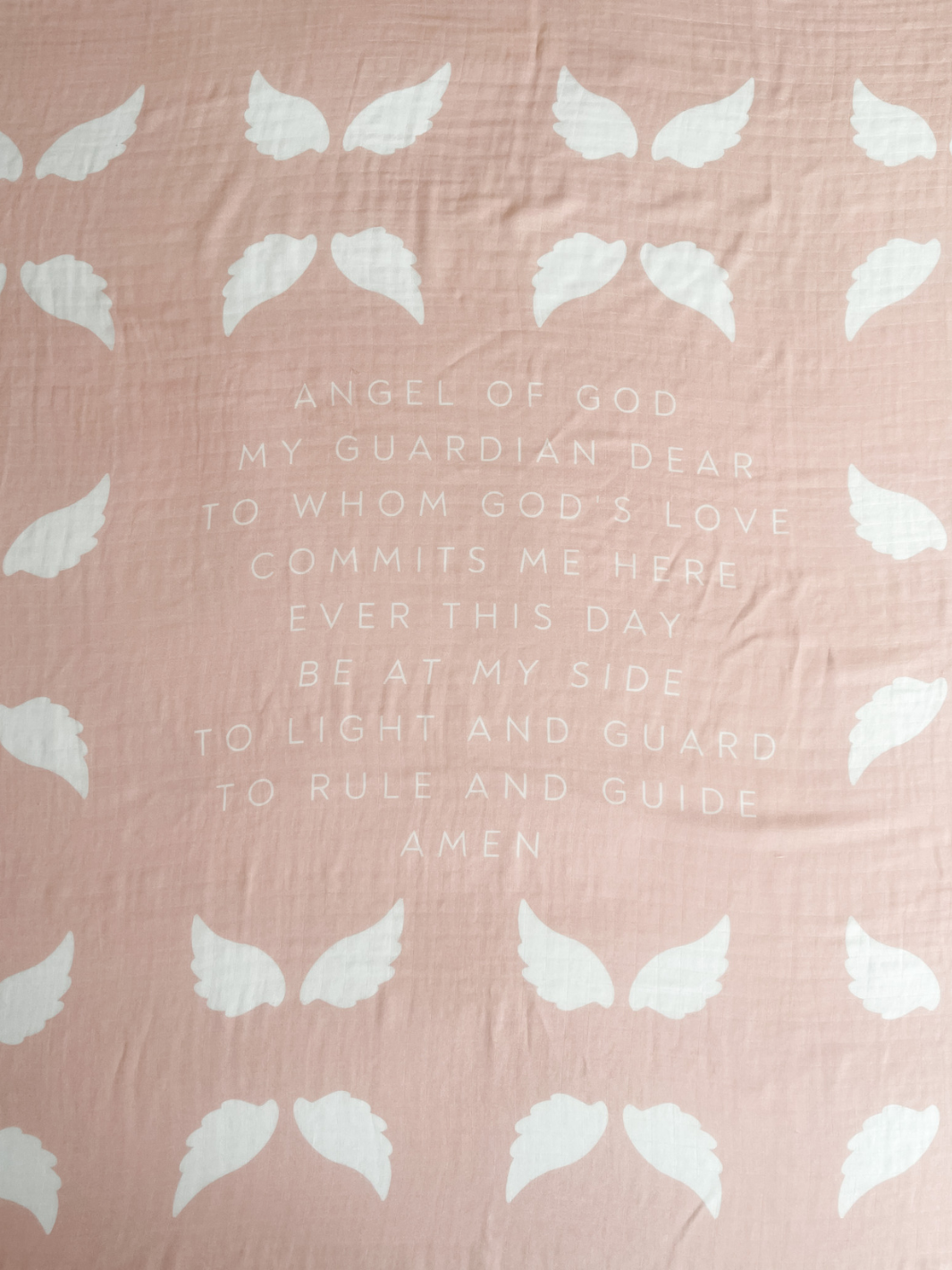 Guardian Angel Baby Swaddle (Pink)