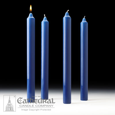 Advent Church Candle Sets Stearine [Purple and Blue options]