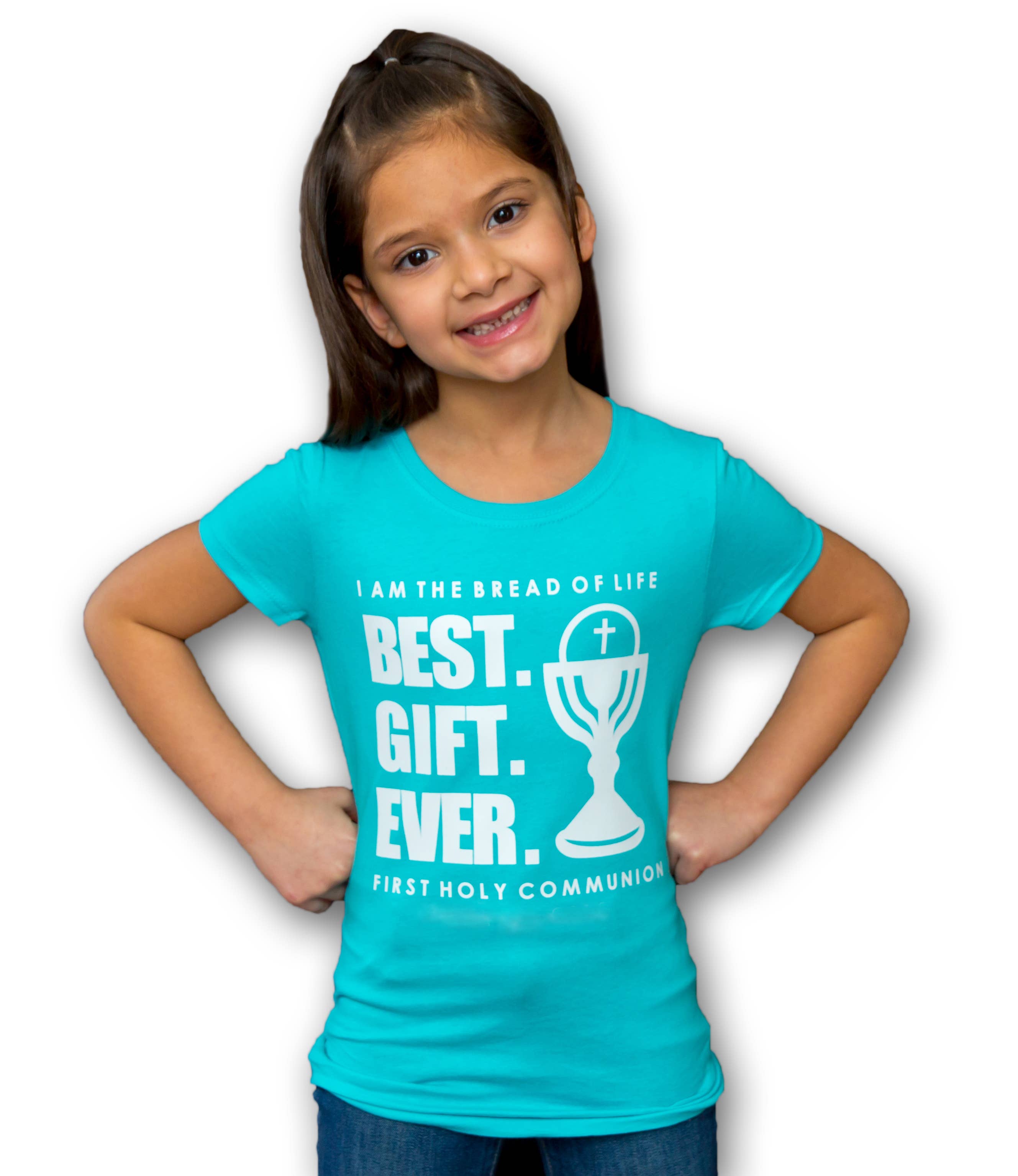 First Holy Communion T-Shirt for Girls - Best Gift Ever