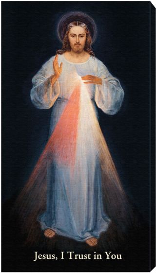 Vilnius Divine Mercy Print 10 x 18 Canvas