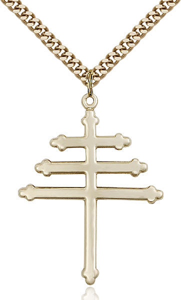 Gold Filled Marionite Cross Pendant