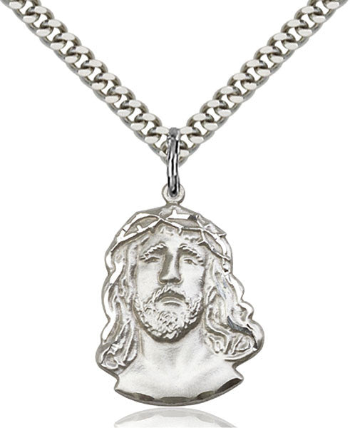 Sterling Silver ECCE Homo Pendant