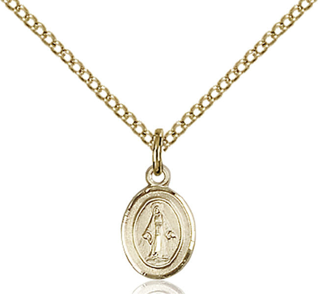 Gold Filled Miraculous Pendant