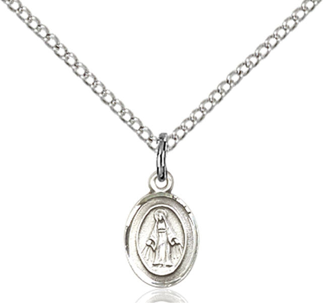 Sterling Silver Miraculous Pendant