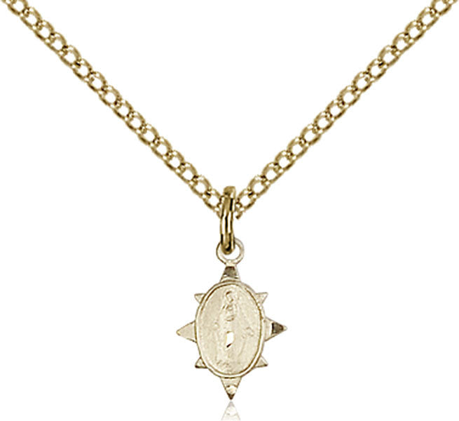 Gold Filled Miraculous Pendant