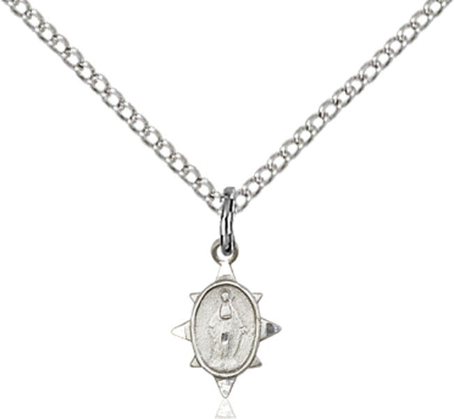 Sterling Silver Miraculous Pendant