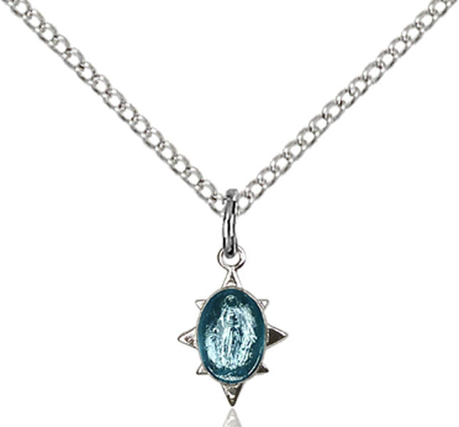 Sterling Silver Miraculous Pendant