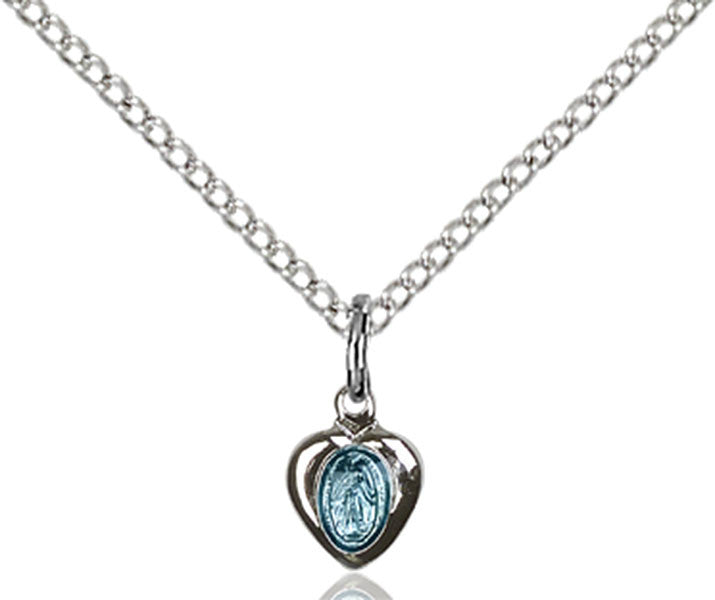 Sterling Silver Miraculous Pendant