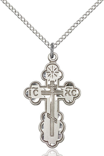 Sterling Silver St. Olga Pendant