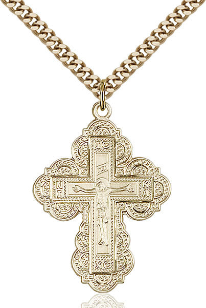 Gold Filled Irene Cross Pendant