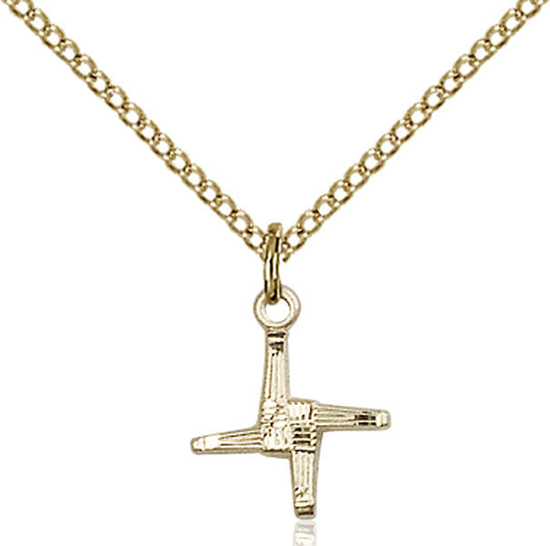 Gold Filled St. Brigid Pendant