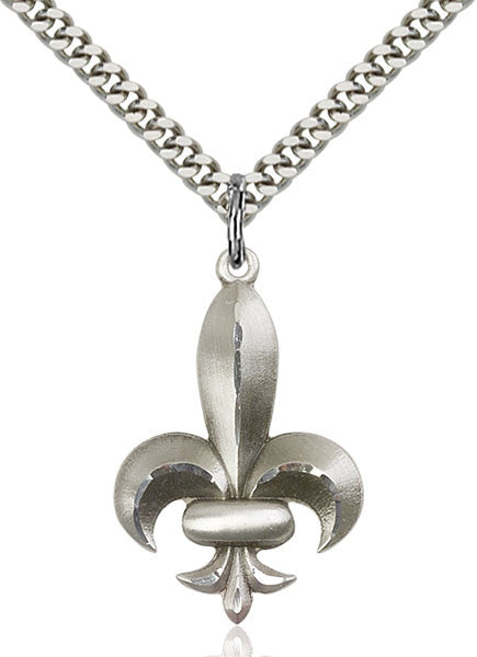 Sterling Silver Fleur de Lis Pendant