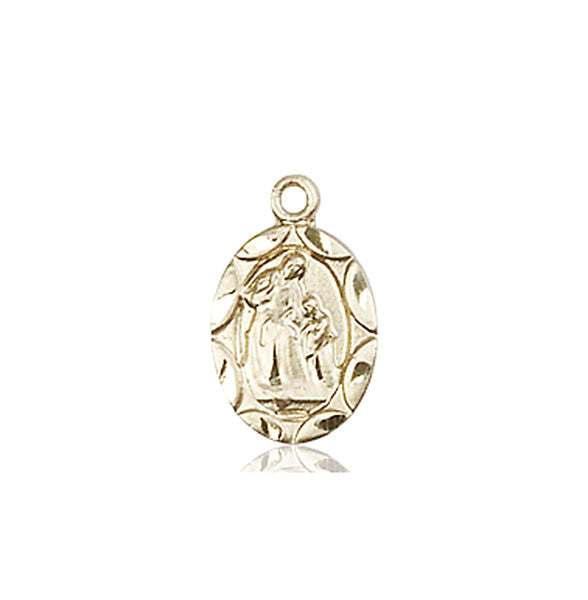 14kt Gold St. Ann Medal