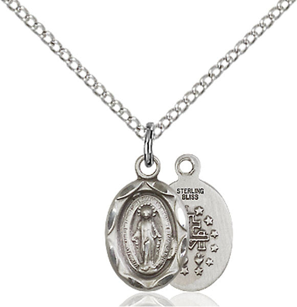 Sterling Silver Miraculous Pendant