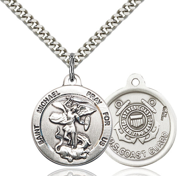 Sterling Silver St. Michael the Archangel Pendant