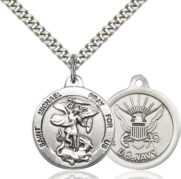 Sterling Silver St. Michael the Archangel Pendant