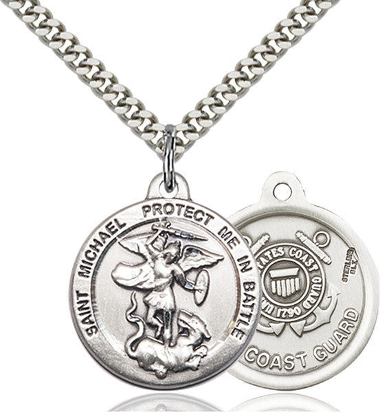 Sterling Silver St. Michael the Archangel Pendant