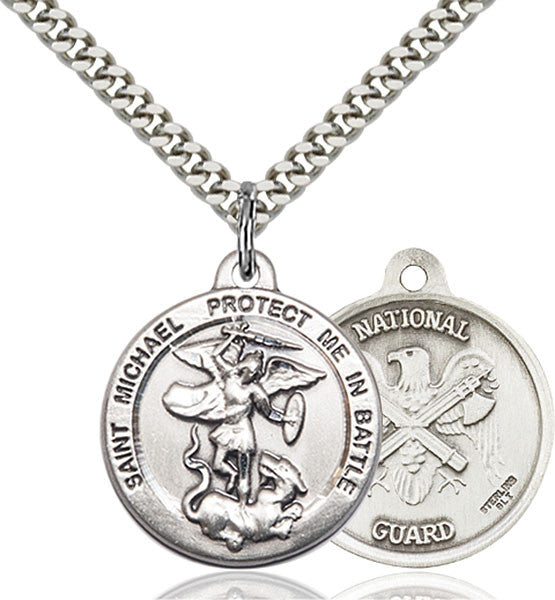 Sterling Silver St. Michael the Archangel Pendant