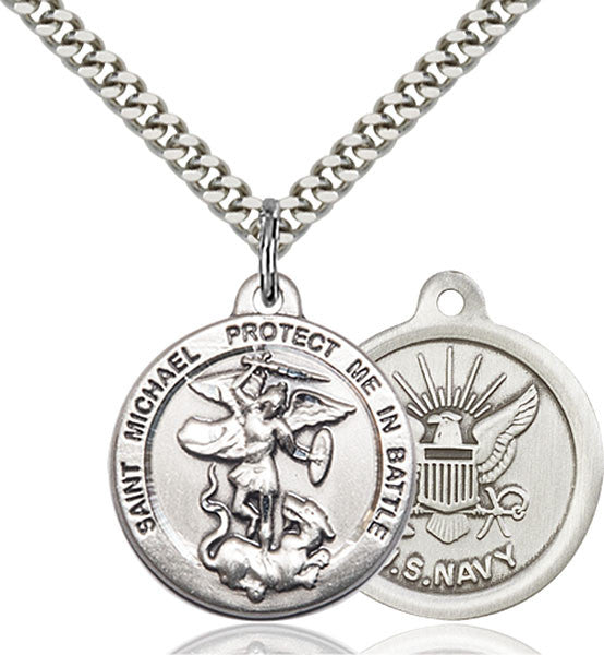 Sterling Silver St. Michael the Archangel Pendant