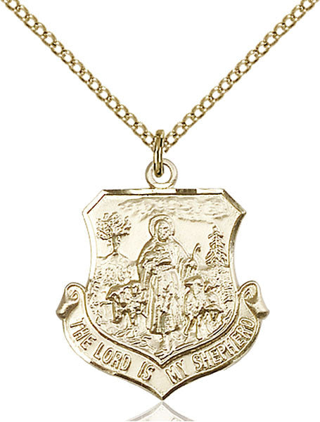 Gold Filled Lord Is My Shepherd Pendant