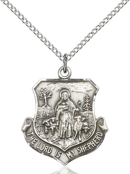 Sterling Silver Lord Is My Shepherd Pendant