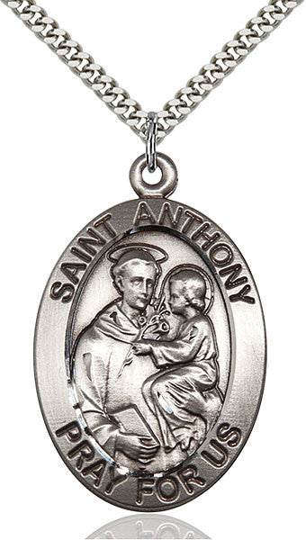 Sterling Silver St. Anthony Pendant