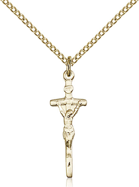 Gold Filled Papal Crucifix Pendant