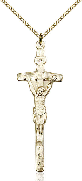 Gold Filled Papal Crucifix Pendant