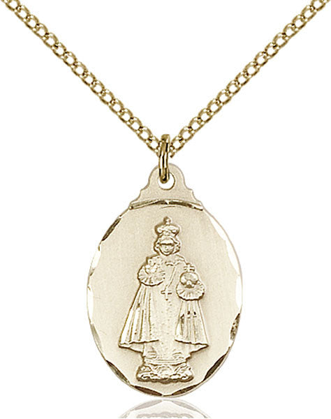 Gold Filled Infant of Prague Pendant