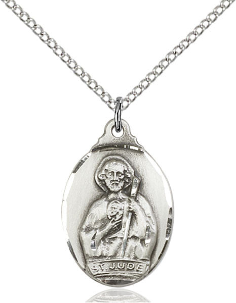 Sterling Silver St. Jude Pendant