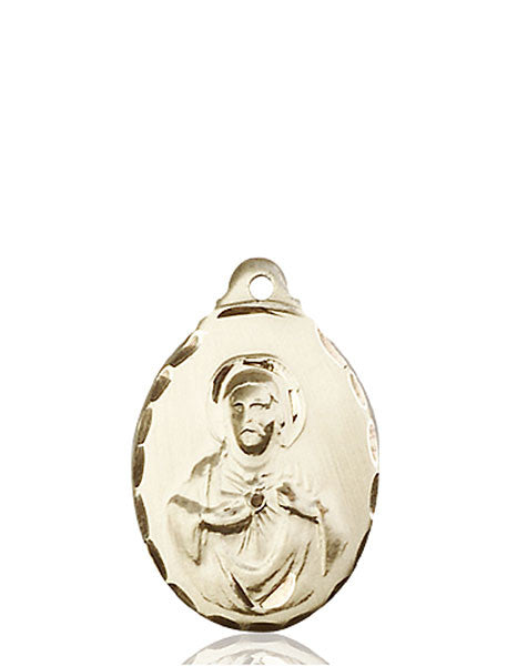 14kt Gold Scapular Medal