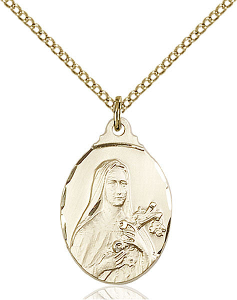 Gold Filled St. Theresa Pendant