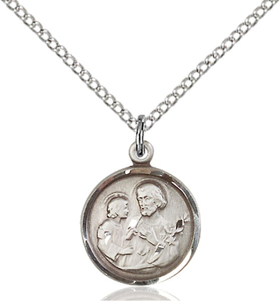 Sterling Silver St. Joseph Pendant