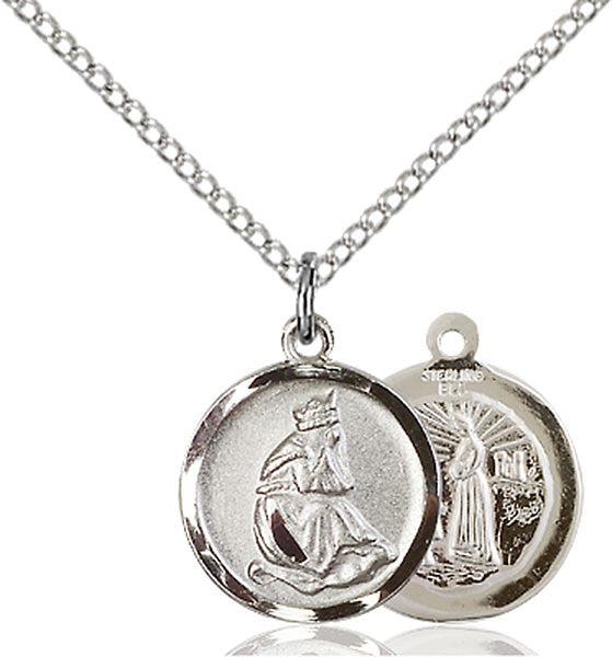 Sterling Silver O/L of La Salette Pendant