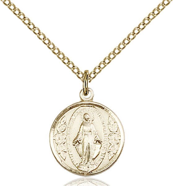 Gold Filled Miraculous Pendant