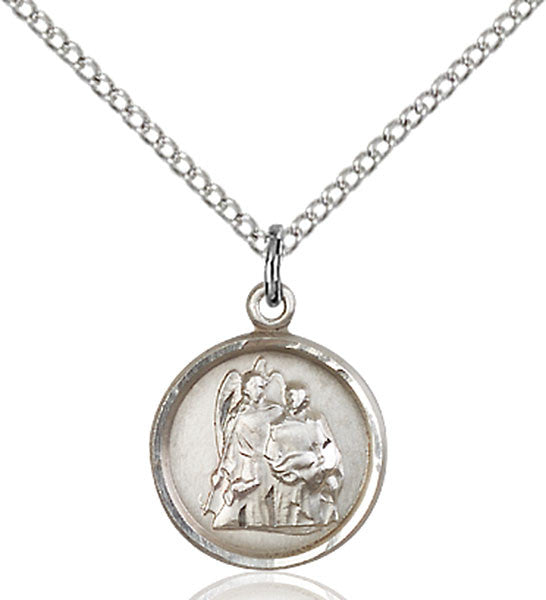 Sterling Silver St. Raphael the Archangel Pendant