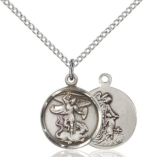 Sterling Silver St. Michael the Archangel Pendant