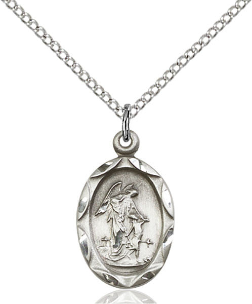 Sterling Silver Guardian Angel Pendant