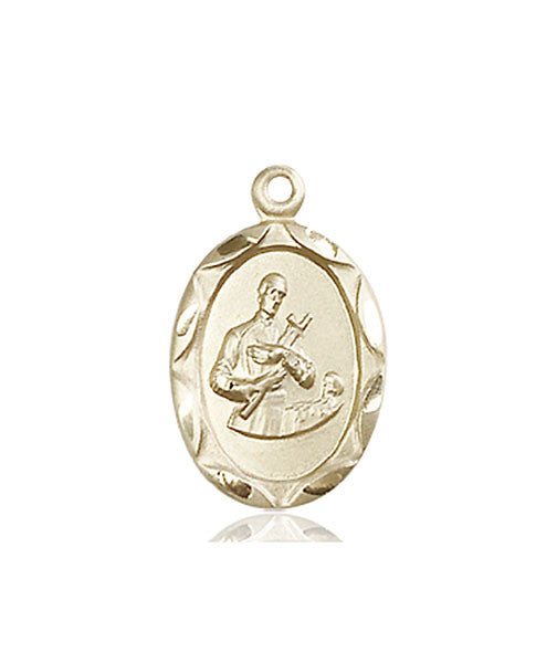 14kt Gold St. Gerard Medal