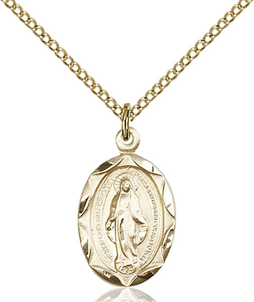 Gold Filled Miraculous Pendant