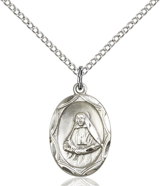 Sterling Silver St. Frances Cabrini Pendant