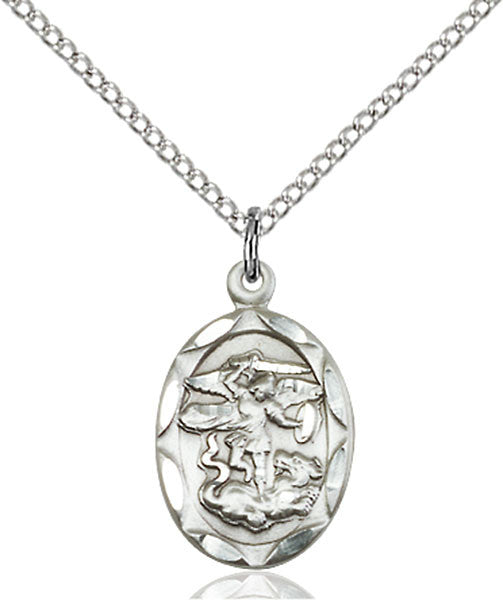 Sterling Silver St. Michael the Archangel Pendant