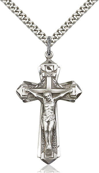 Sterling Silver Crucifix Pendant