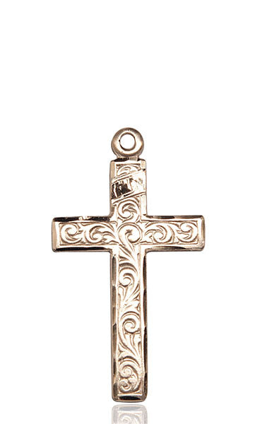 14kt Gold Cross Medal